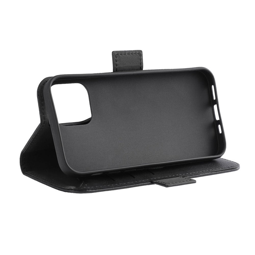 iPhone 12 / 12 Pro GEAR Skinndeksel med Lommebok - Svart