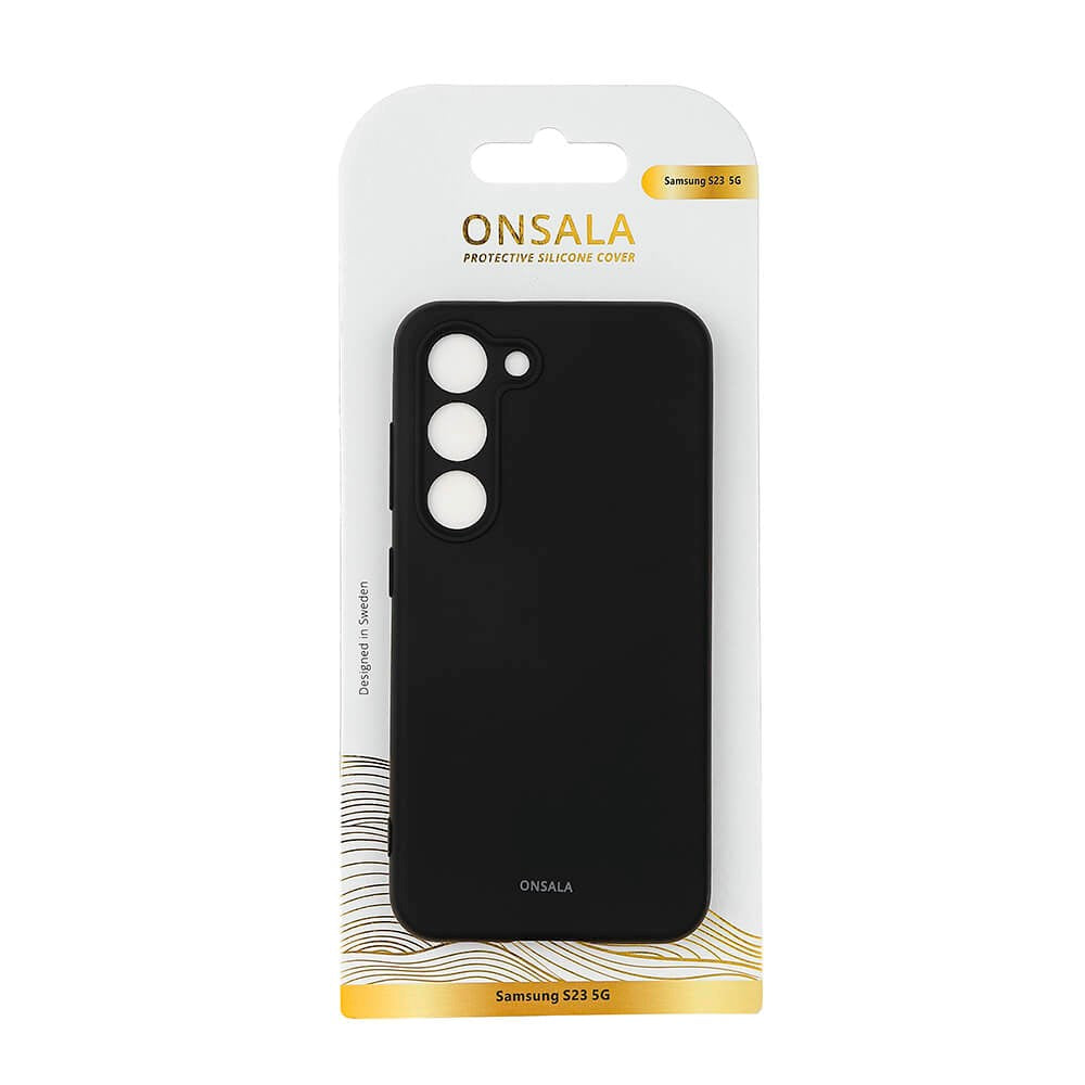 Samsung Galaxy S23 Onsala Silikon Deksel - Svart