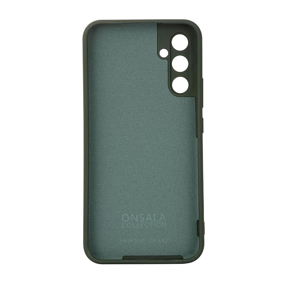 Onsala Samsung Galaxy A35 (5G) Silikon Touch Deksel - Olive Green