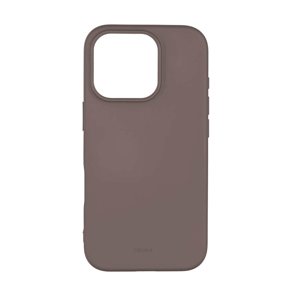 Onsala iPhone 16 Pro Silikon Deksel - MagSafe-kompatibelt - Chocolate