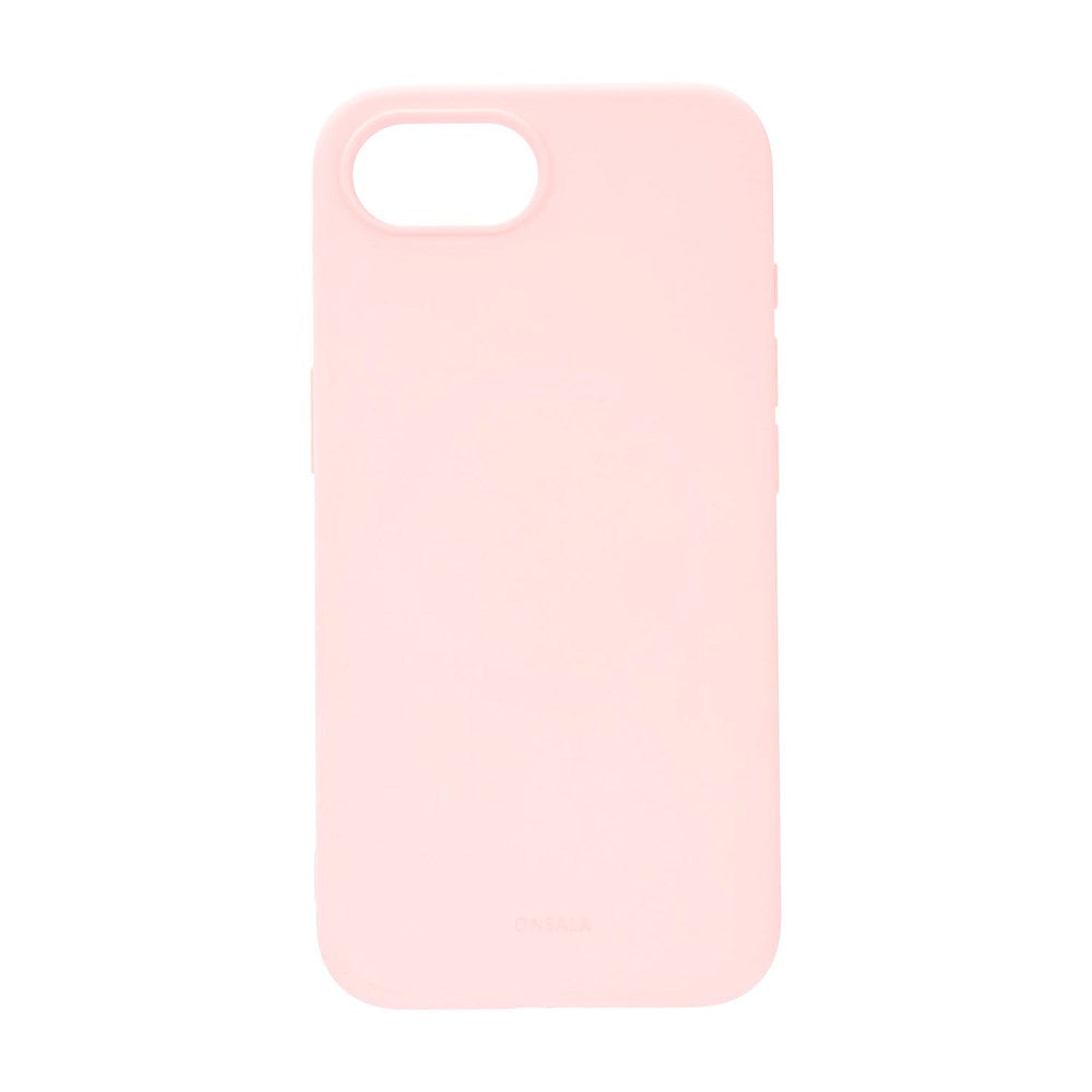 iPhone 17e / 16e Onsala Silikon Deksel - Chalk Pink
