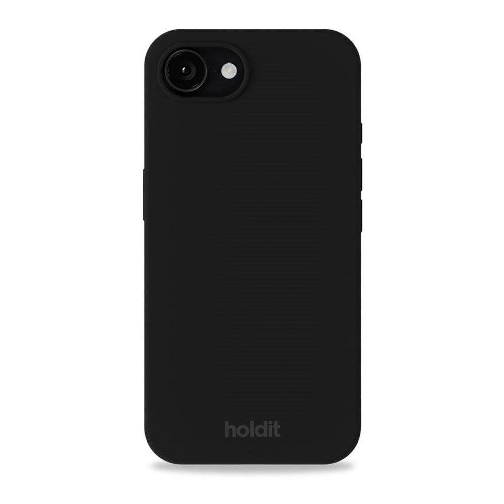 Holdit iPhone 17e / 16e Soft Touch Silikon Deksel - Black