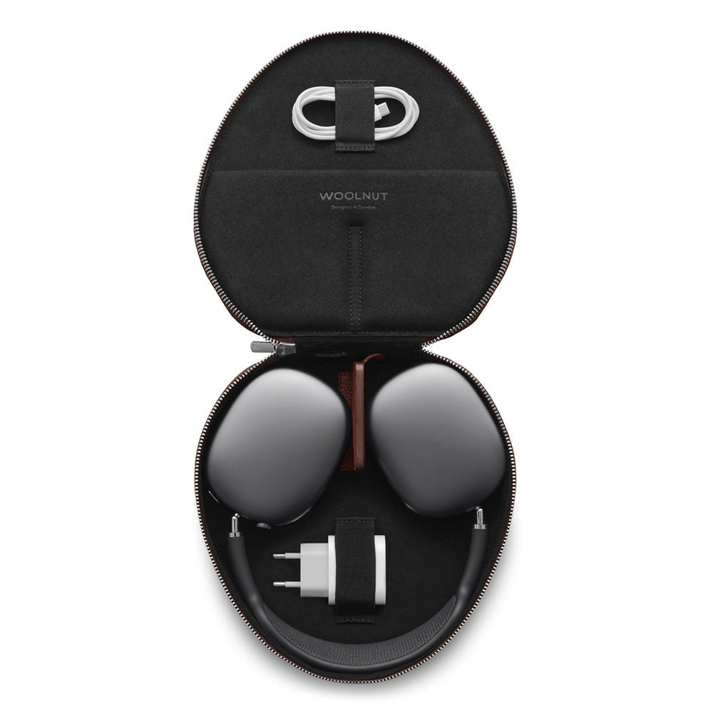 Woolnut AirPods Max / Max 2 Skinn Case - Brun