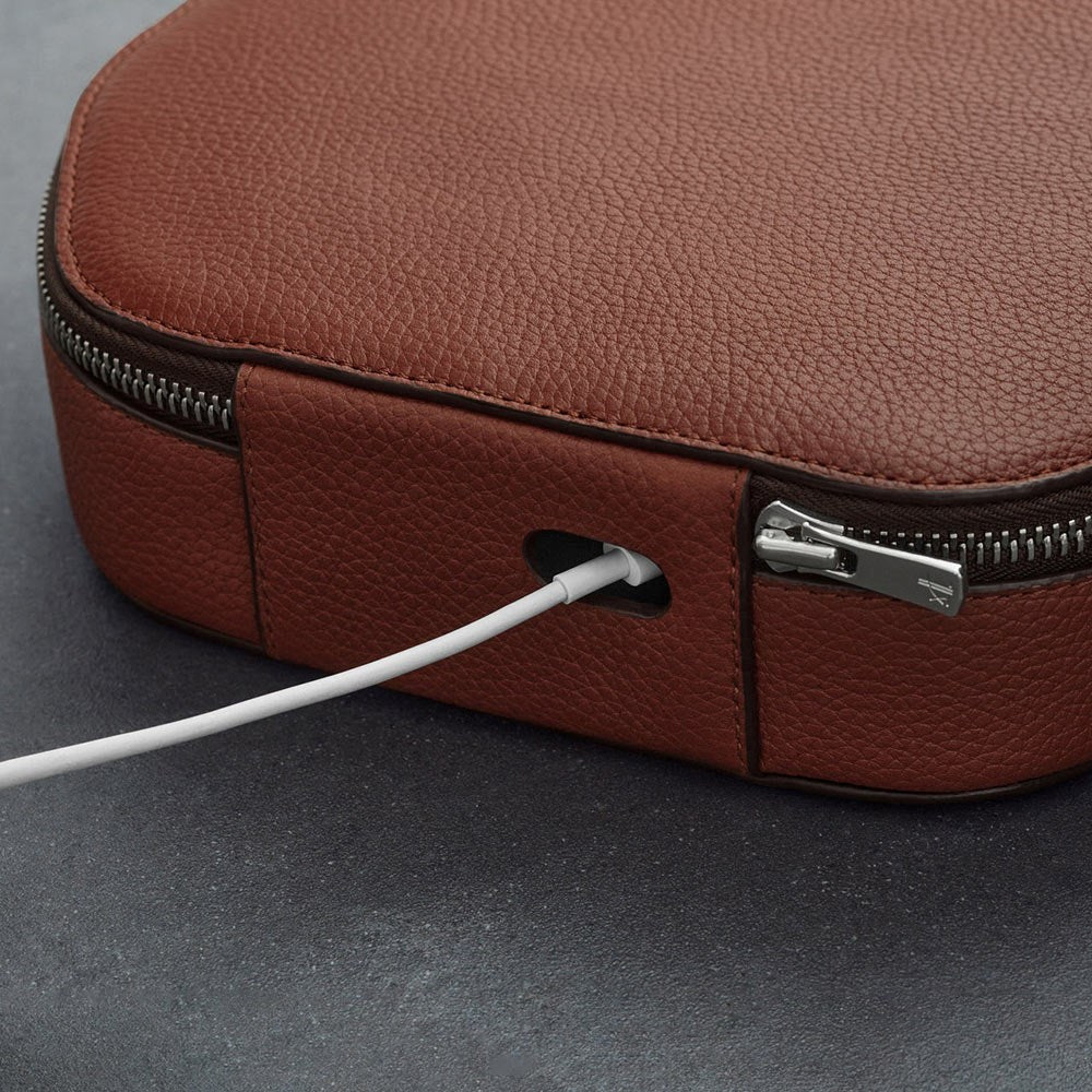 Woolnut AirPods Max / Max 2 Skinn Case - Brun
