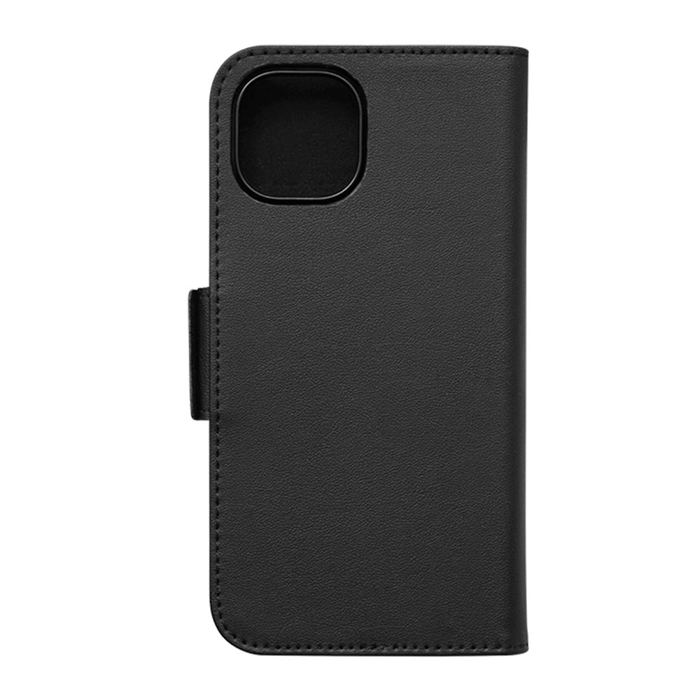iPhone 14 Plus Key Nordfjord Slim Magnet Wallet Kunstskinn Flipdeksel - Svart