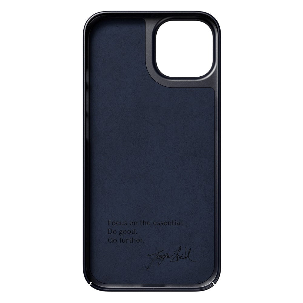 Nudient Thin Case iPhone 14 Deksel - Midwinter Blue