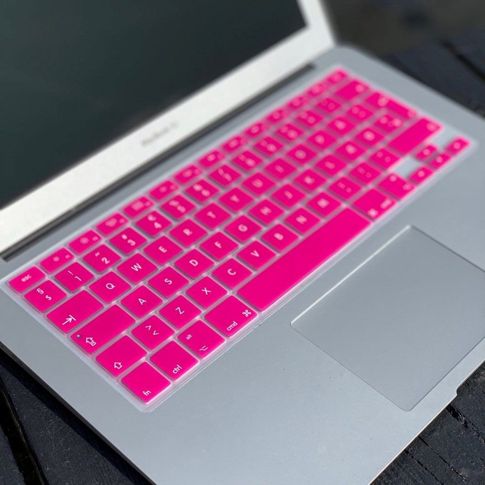 Philbert MacBook Pro 17" / Pro 15" Retina / Pro 15" / Pro 13" Retina / Pro 13" / Air 13" / Air 11" Keyboard Deksel m. Dansk Tastatur - Rosa