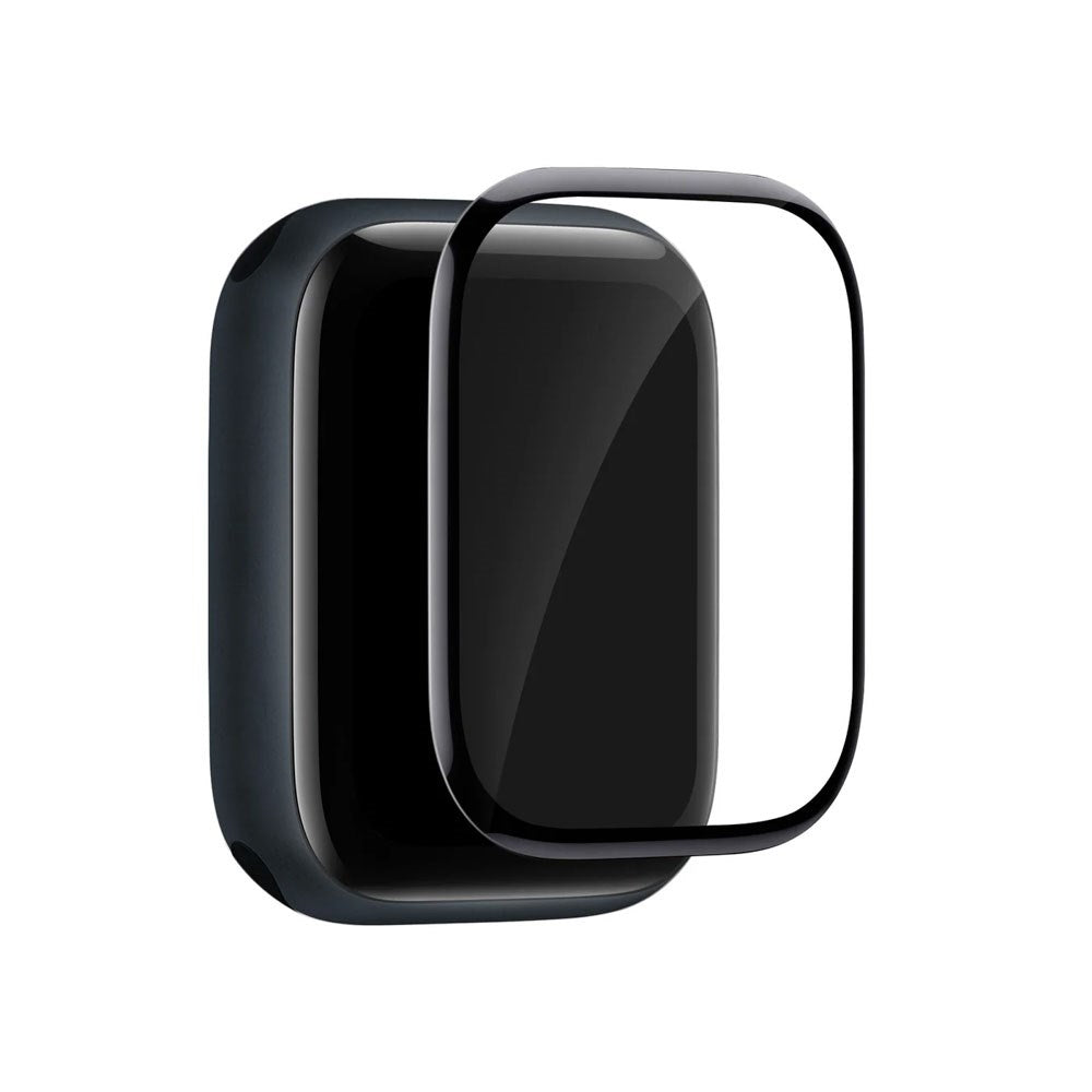 Apple Watch SE / 6 / 5 / 4 (44mm) Puro Flexible Shield Skjermbeskytter m. Applikator - Gjennomsiktig / Svart
