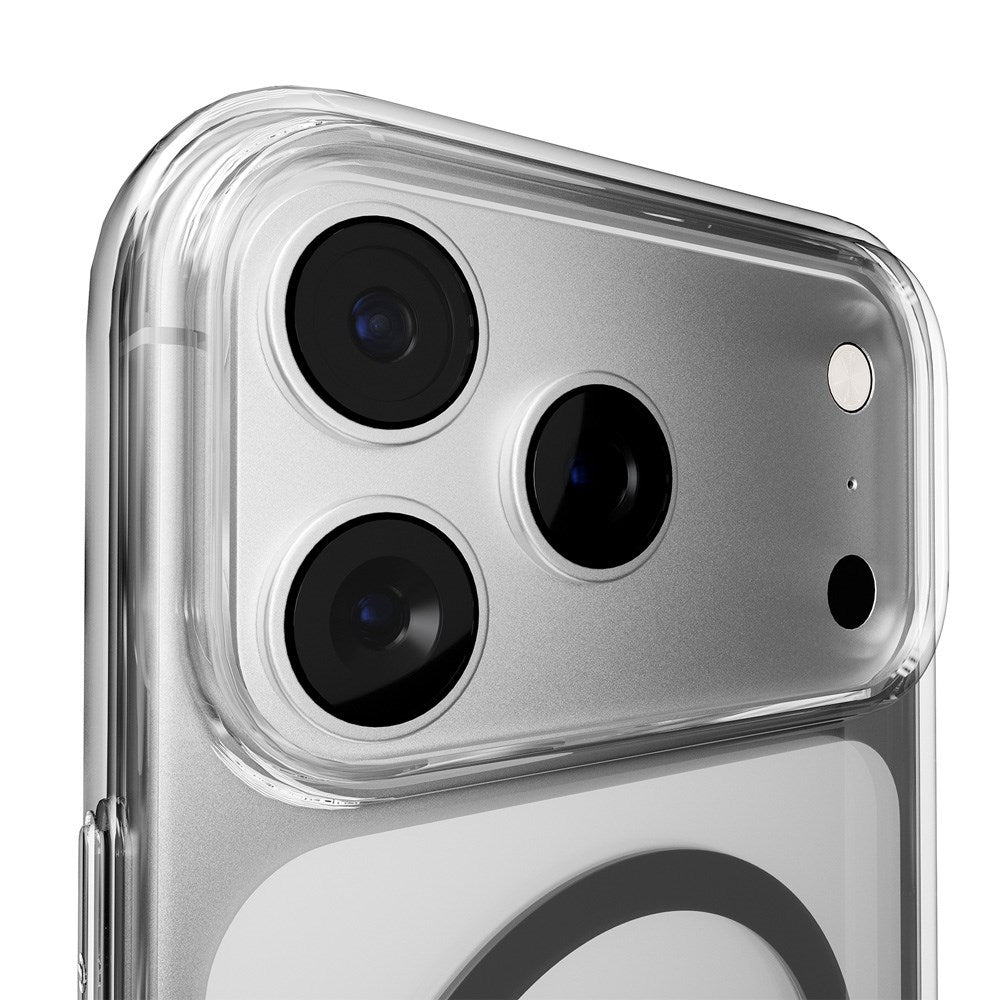iPhone 17 Pro Max PURO LITE MAG Hybrid Deksel - MagSafe Kompatibel - Gjennomsiktig / Grå