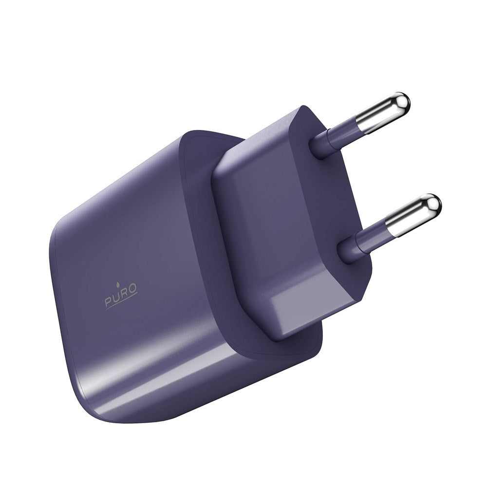 Puro Pro Lite Vegglader 30W med 1 x USB-C & Power Delivery - Mørk Blå