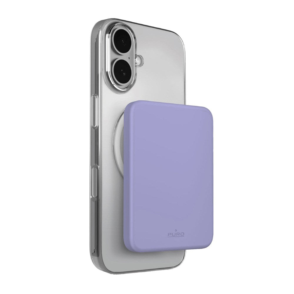 Puro MagSafe Powerbank 4200mAh med USB-C - Lilla