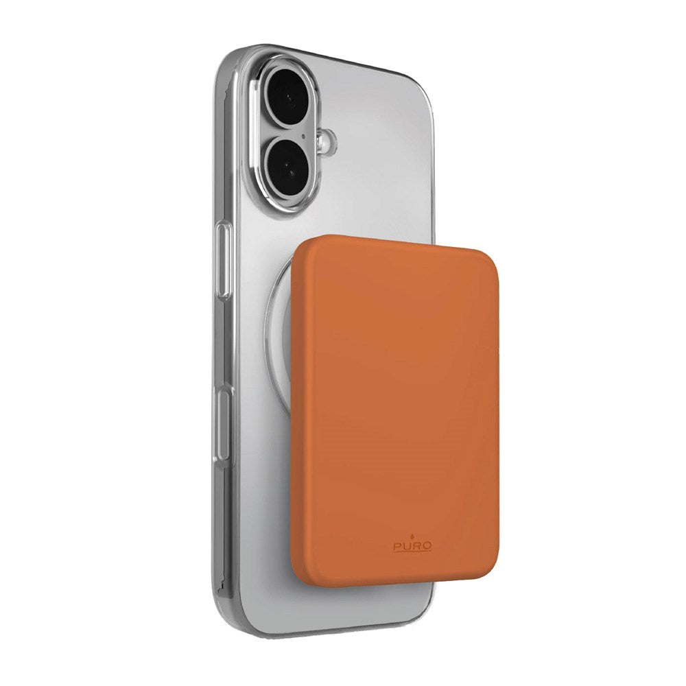 Puro MagSafe Powerbank 4200mAh med USB-C - Oransje