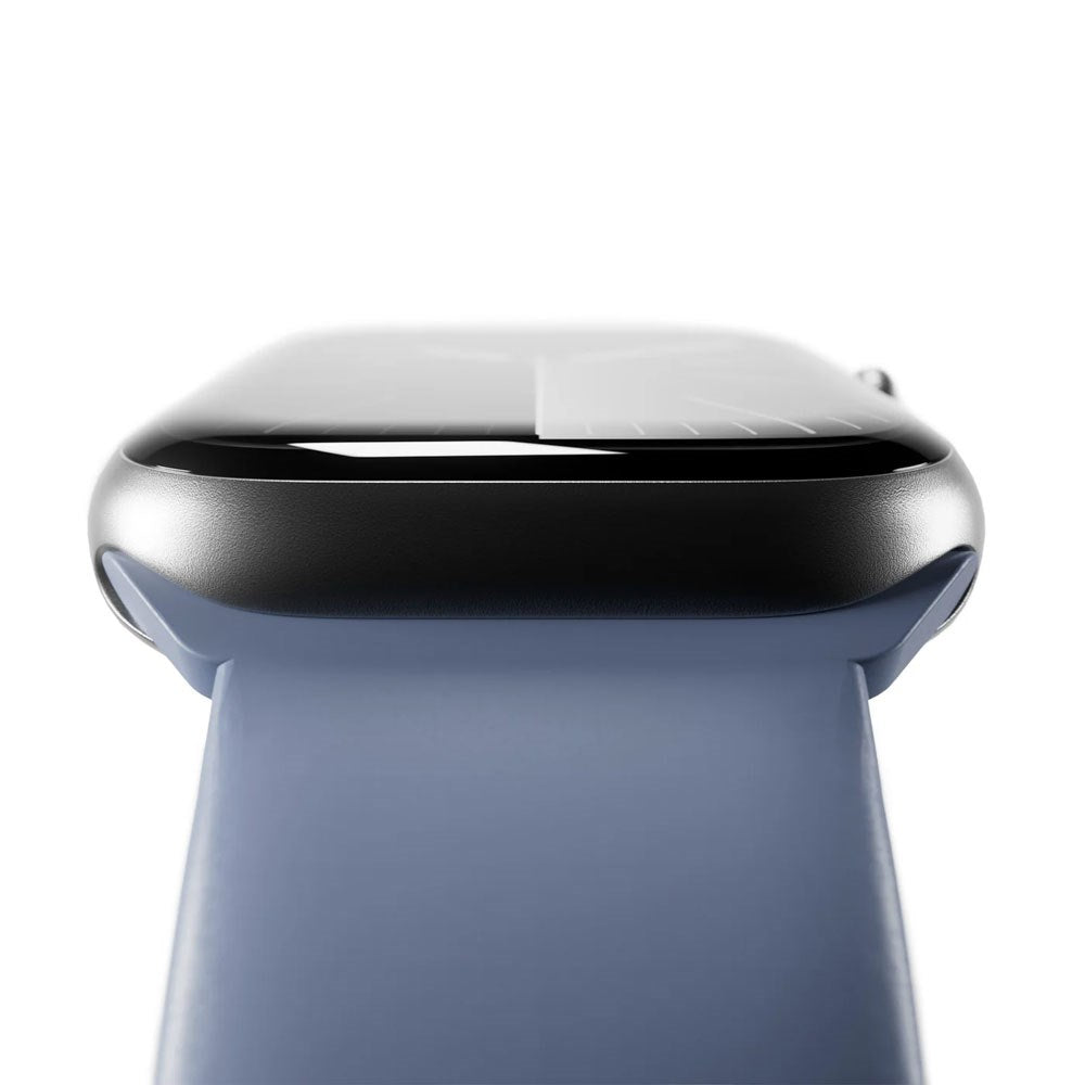 Apple Watch (38/40/SE/41/42mm) Puro ICON Silikon Klokkerem - Ice Blue