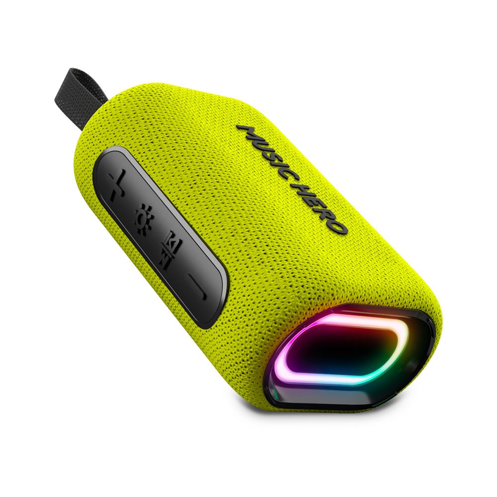 MUSIC HERO Trådløs Bluetooth Høyttaler 10W - Gul