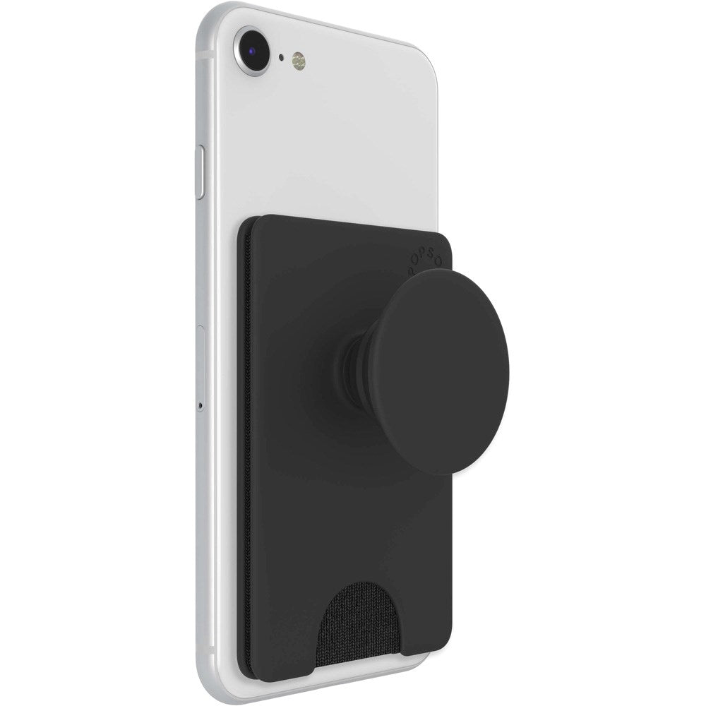 POPSOCKETS PopWallet+ 2-i-1 Kortholder Popsocket – Black
