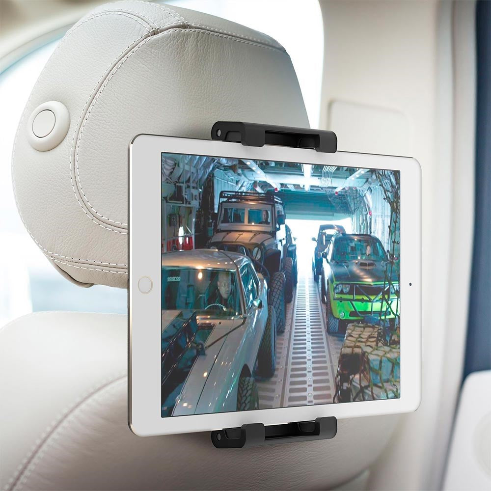 CELLY Tablet Holder for Nakkestøtte – Svart