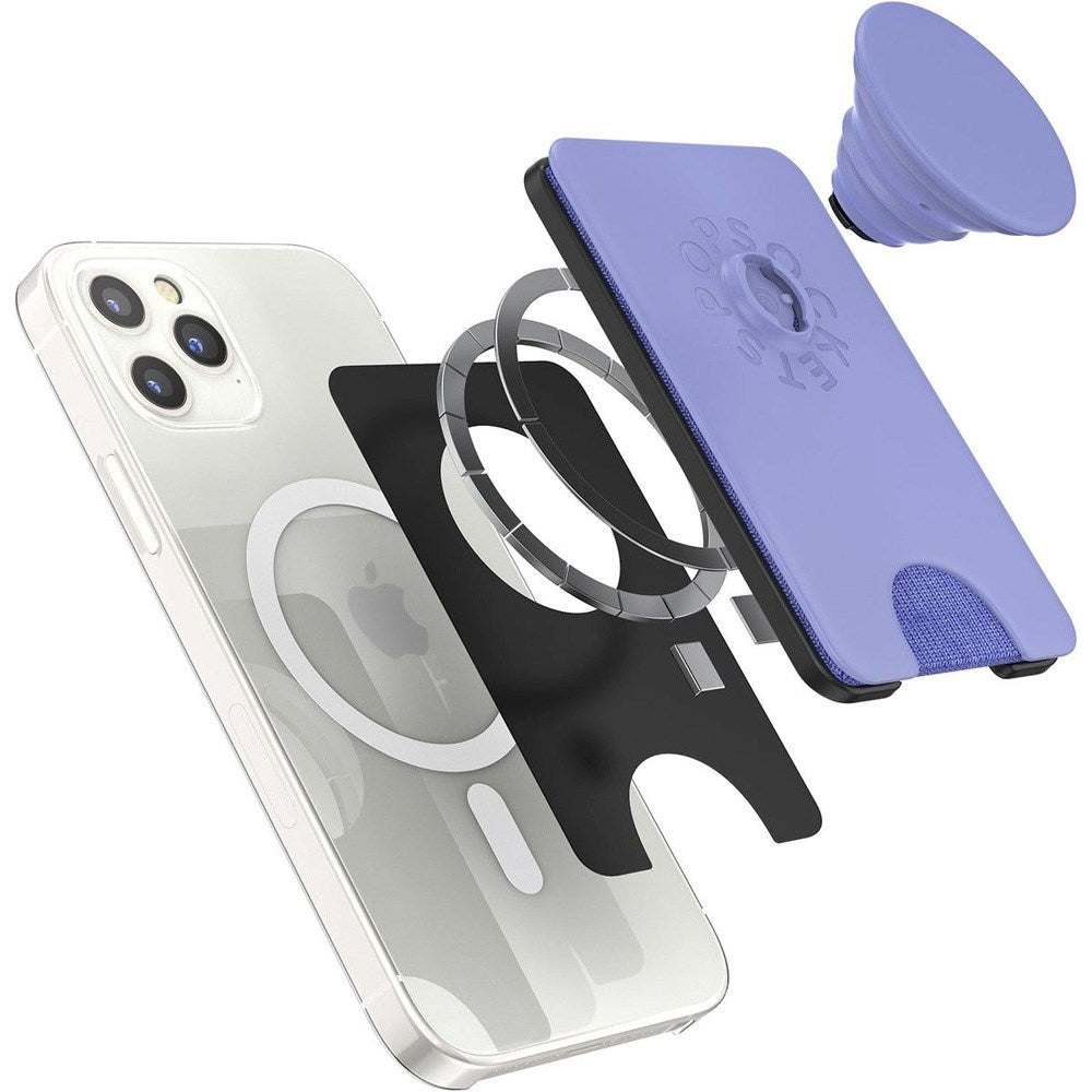 POPSOCKETS MagSafe Grep med Kortholder – Lilla
