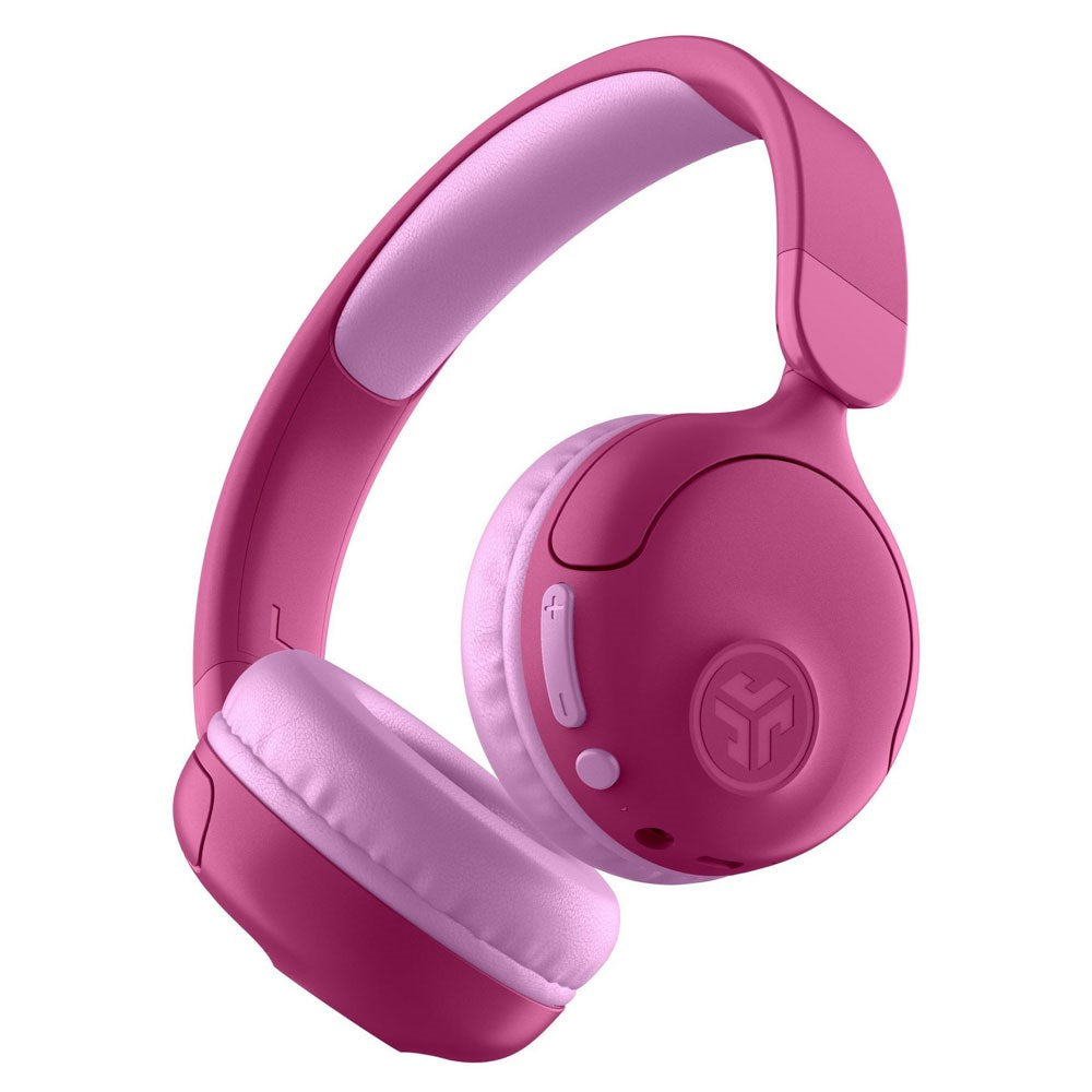 JLab JBuddies Pop 2-i-1 Trådløse Hodetelefoner for Barn - On-Ear - Rosa