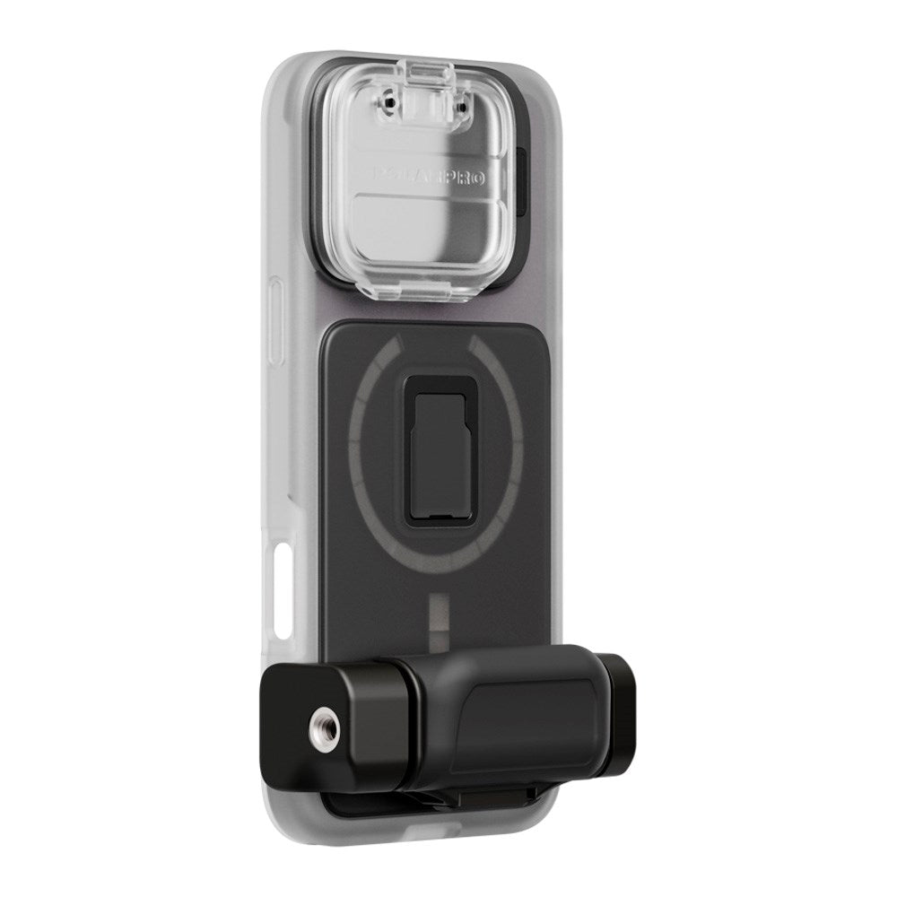 iPhone 16 Pro Max PolarPro LiteChaser 16 Pro Deksel - MagSafe Kompatibel - Gjennomsiktig / Svart