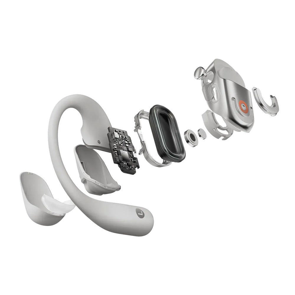 Shokz OpenFit 2+ True Wireless Open-Ear Hodetelefoner - Grå