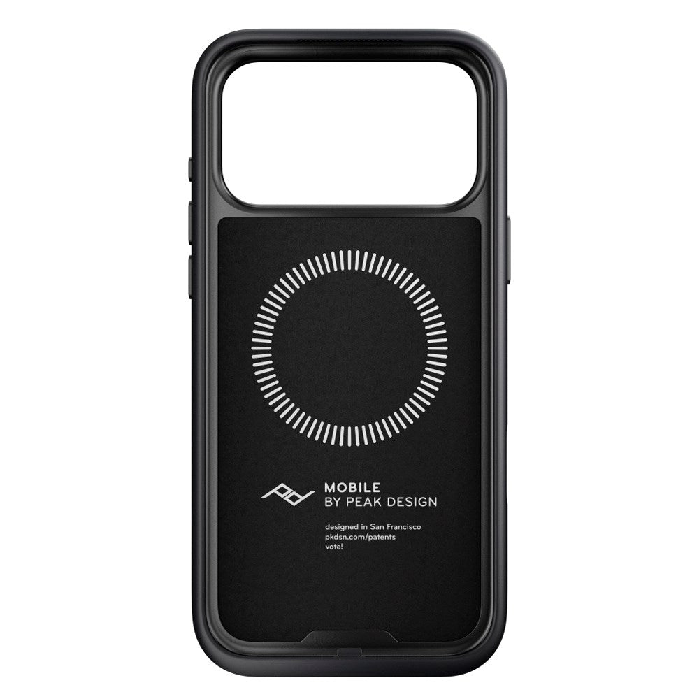 iPhone 17 Pro Max Peak Design Everyday Fabric Deksel - MagSafe Kompatibel - Black