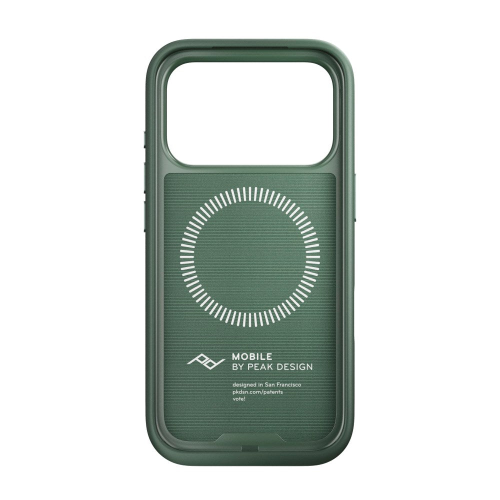 iPhone 17 Pro Peak Design Everyday Fabric Deksel - MagSafe Kompatibel - Sage