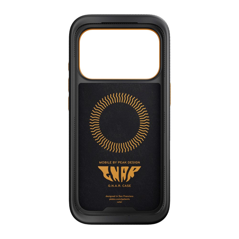 iPhone 17 Pro Peak Design GNAR Deksel - MagSafe Kompatibel - Black