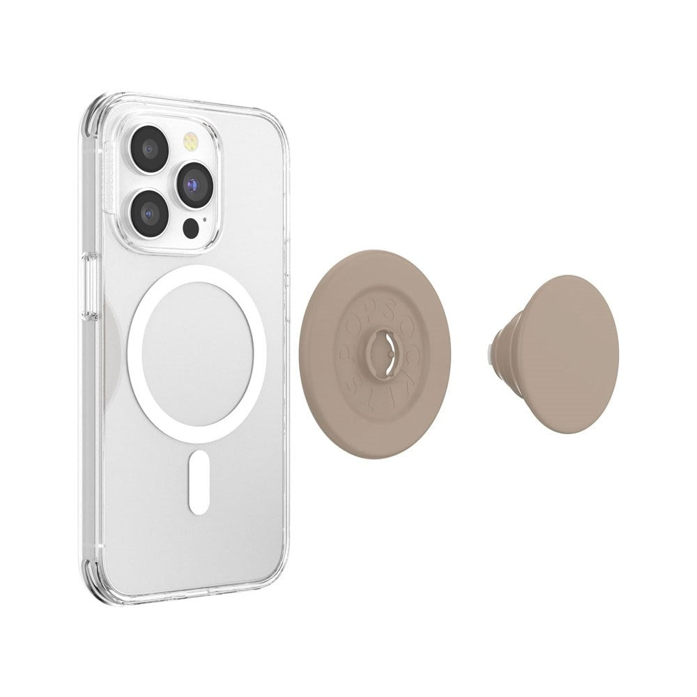 POPSOCKETS PopGrip Fatigue MagSafe - Stativ og Grep - Beige
