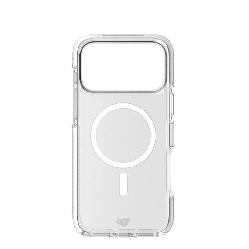 iPhone 17 Pro Max Tech21 EVO Crystal Deksel - MagSafe Kompatibel - Gjennomsiktig / Sølv