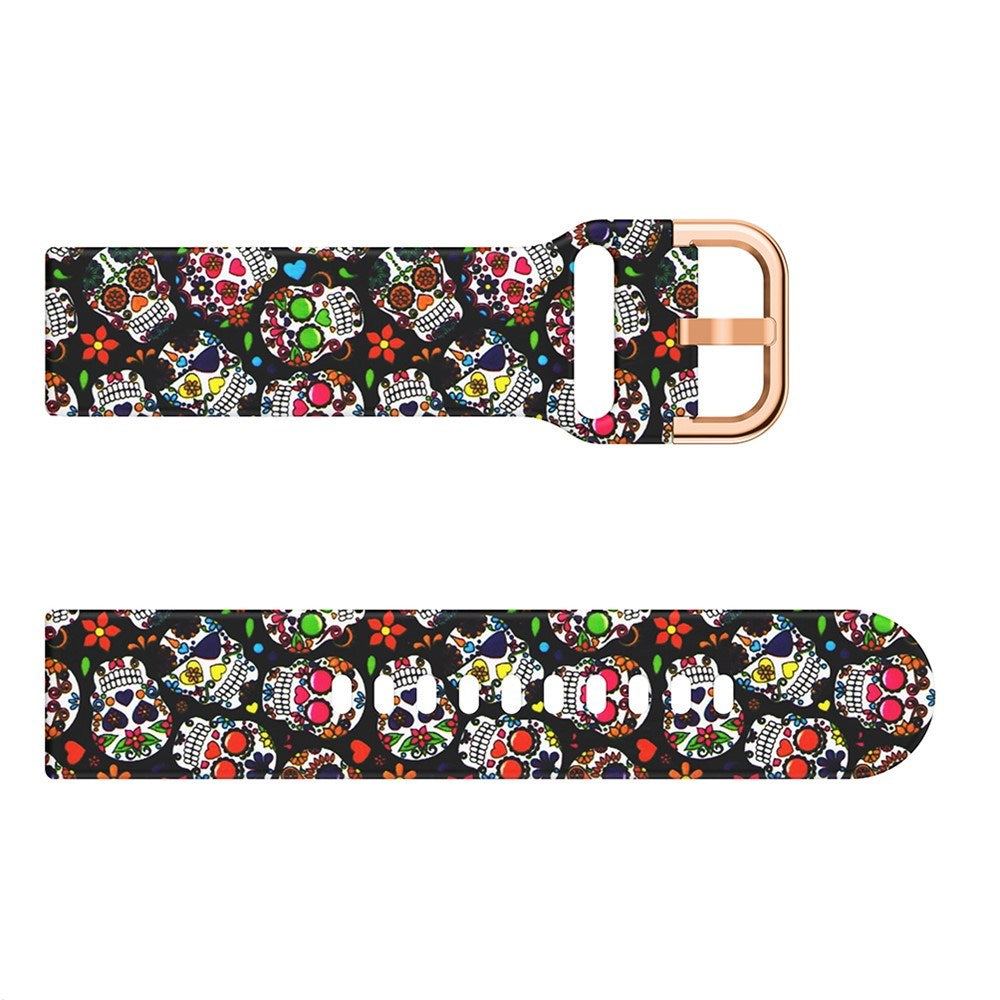 EIDERWOOD Universal (20mm) Smartklokke Silikonrem - Hodeskaller