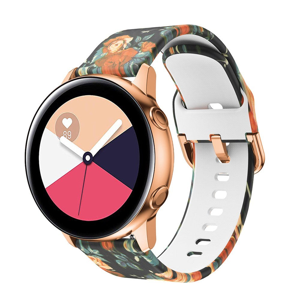 EIDERWOOD Universal (20mm) Smartklokke Silikonrem - Roser