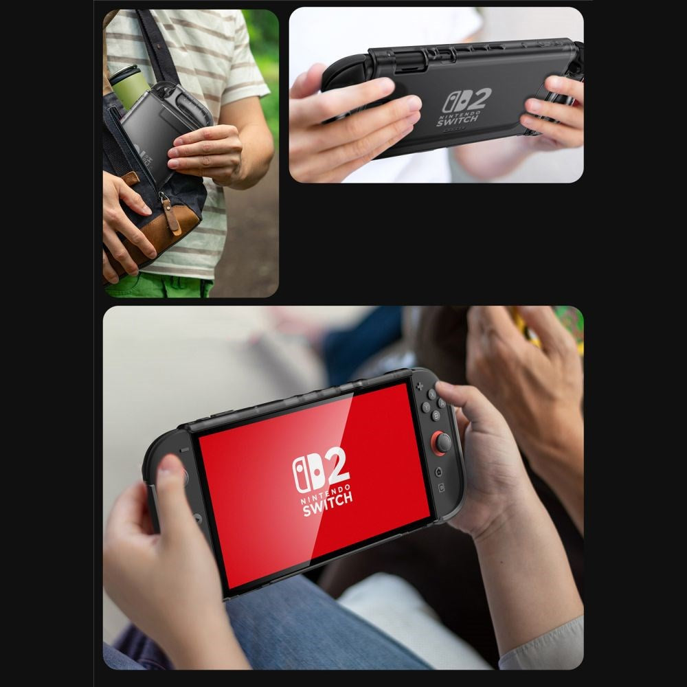 Nintendo Switch 2 SUPCASE Plast Deksel – Svart