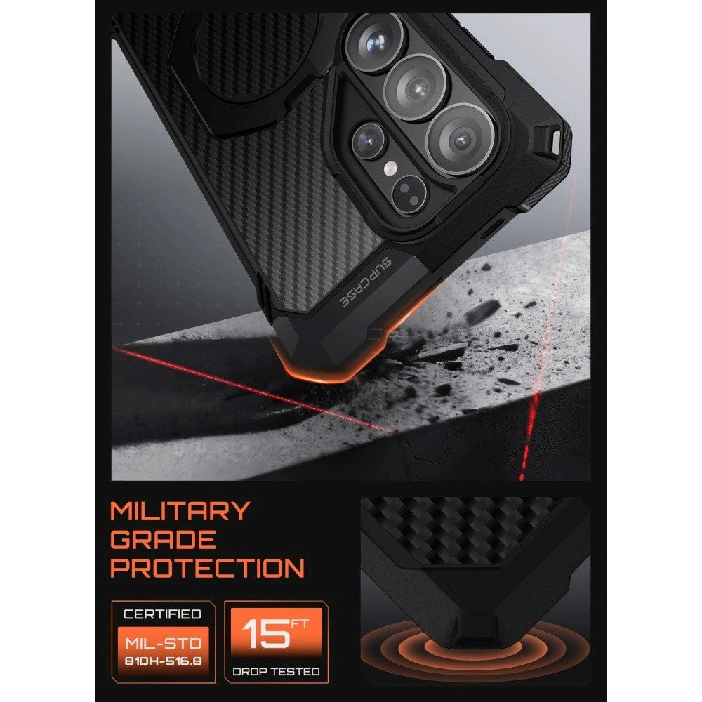 Samsung Galaxy S26 Ultra SUPCASE UB GRIB PRO MAG Deksel - MagSafe Kompatibel - Svart