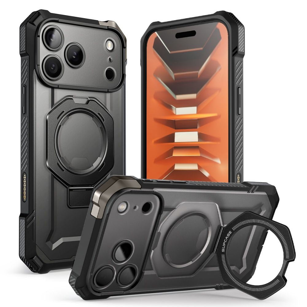 iPhone 18 Pro Max / 17 Pro Max Supcase UB Grip Mag Deksel - MagSafe Kompatibel - Svart
