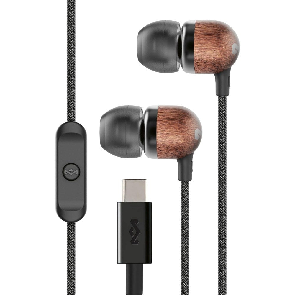 House of Marley Smile Jamaica USB-C In-Ear Hodetelefoner - Svart