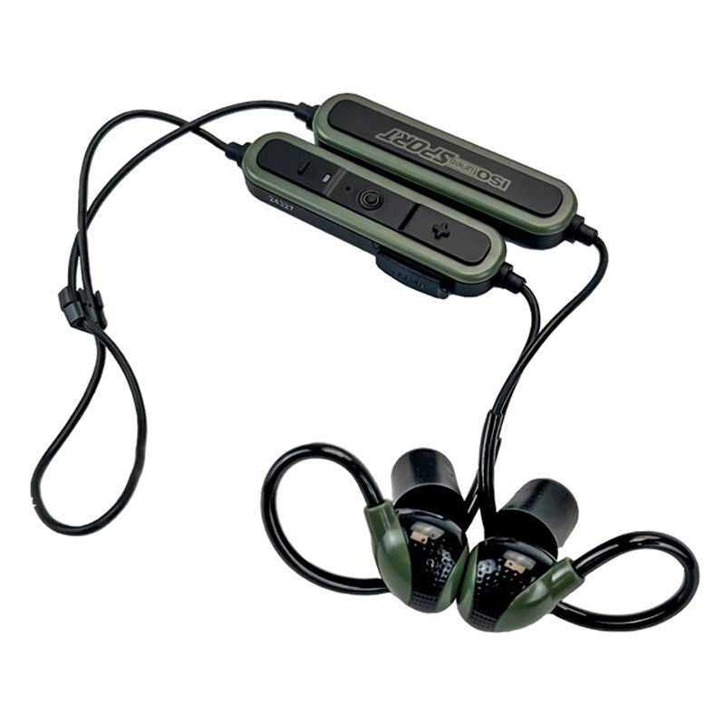 ISOtunes PRO Advance 2.0 Støydempende Hørselvern m. Bluetooth – Svart / Grønn