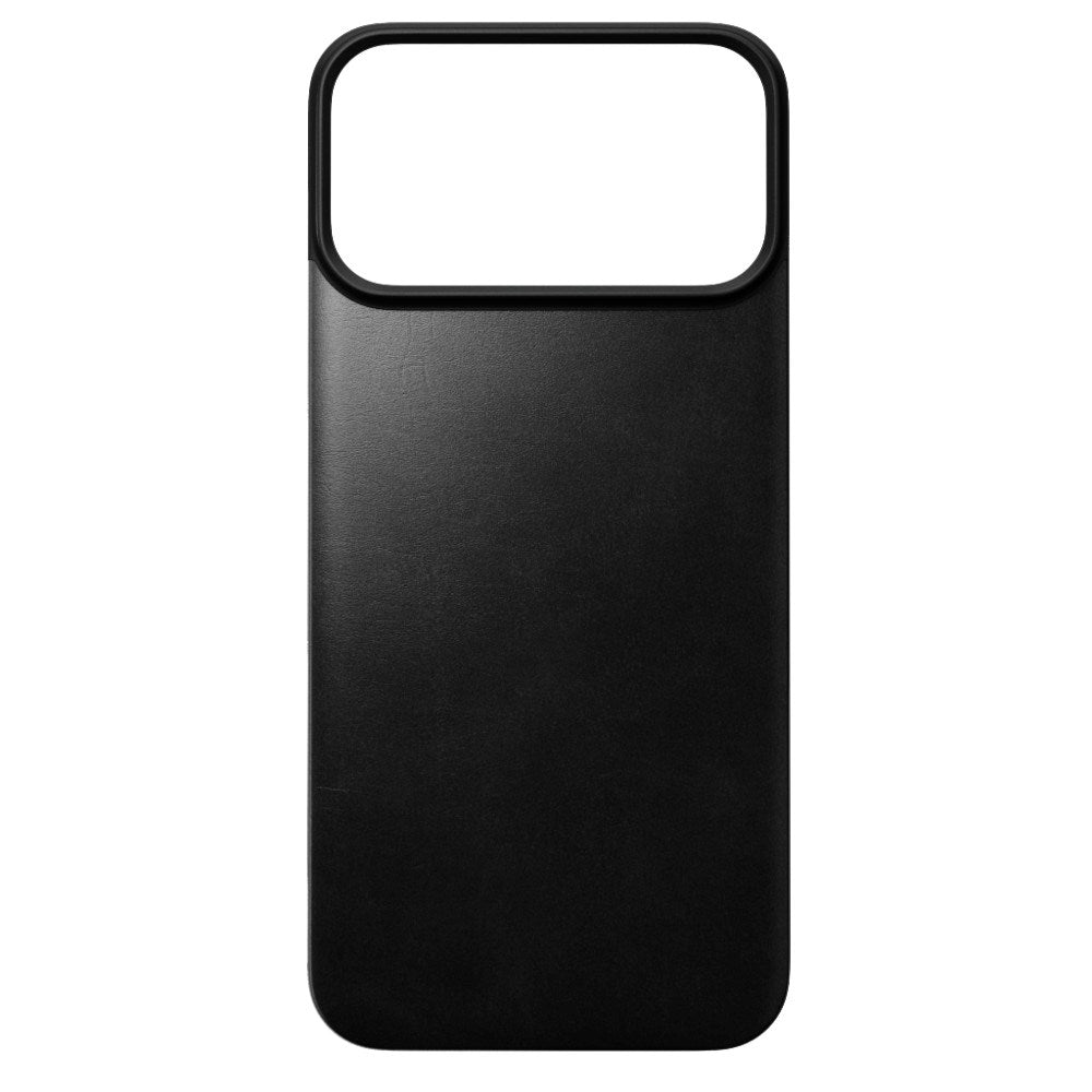 iPhone 18 Pro Nomad Magnetic Horween Leather Back Case - MagSafe Kompatibel - Black