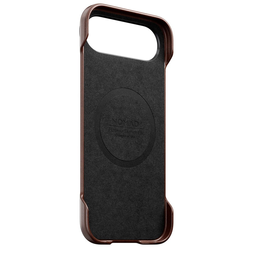 Nomad iPhone Air Traditional Horween Leather Case - MagSafe Kompatibel - Rustic Brown