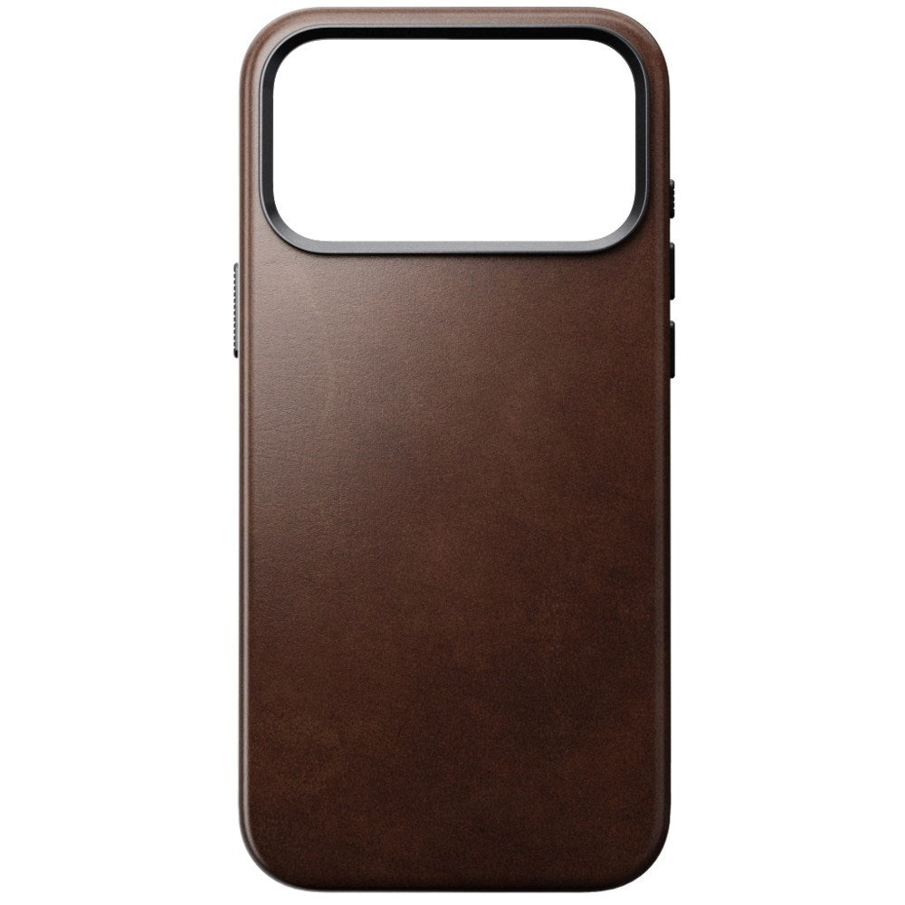 iPhone 18 Pro Max Nomad Traditional Horween Leather Case - MagSafe Kompatibel - Rustic Brown