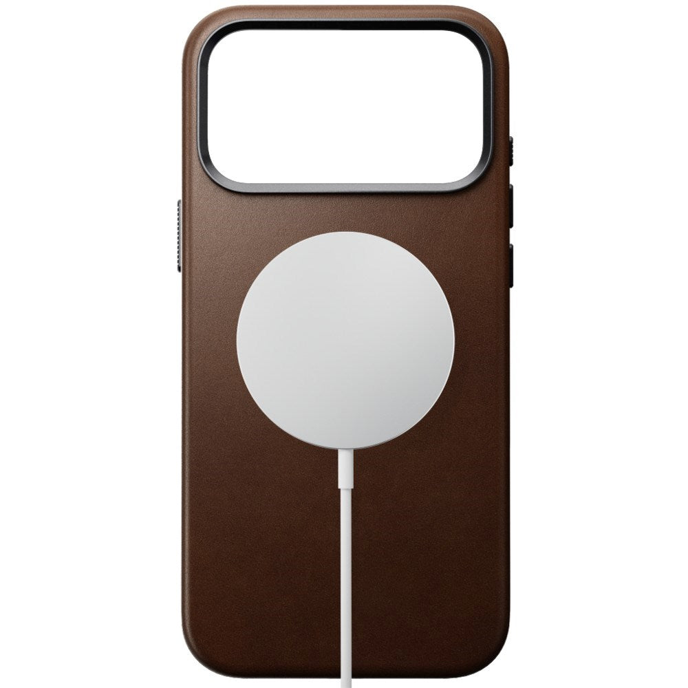 iPhone 18 Pro Nomad Traditional Leather Case - MagSafe Kompatibel - Brown