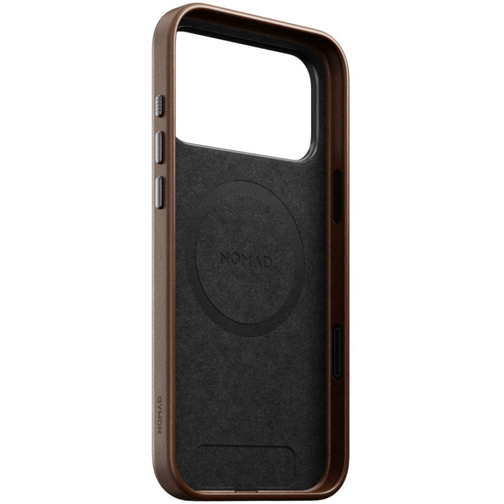 iPhone 18 Pro Nomad Traditional Leather Case - MagSafe Kompatibel - Brown