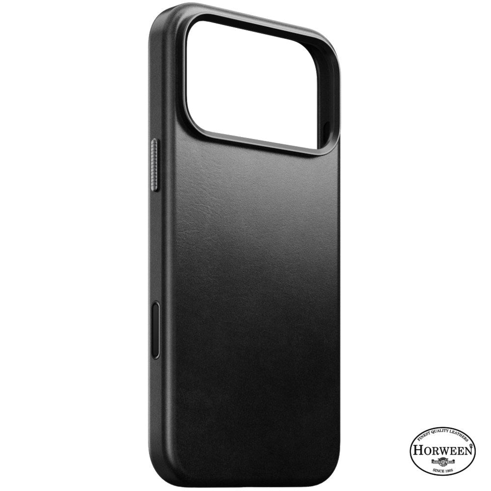 iPhone 18 Pro Max Nomad Traditional Horween Leather Case - MagSafe Kompatibel - Black