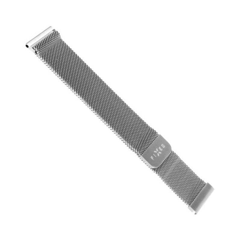 Fixed Universell Smartwatch Mesh Metall Rem (20mm) - Sølv