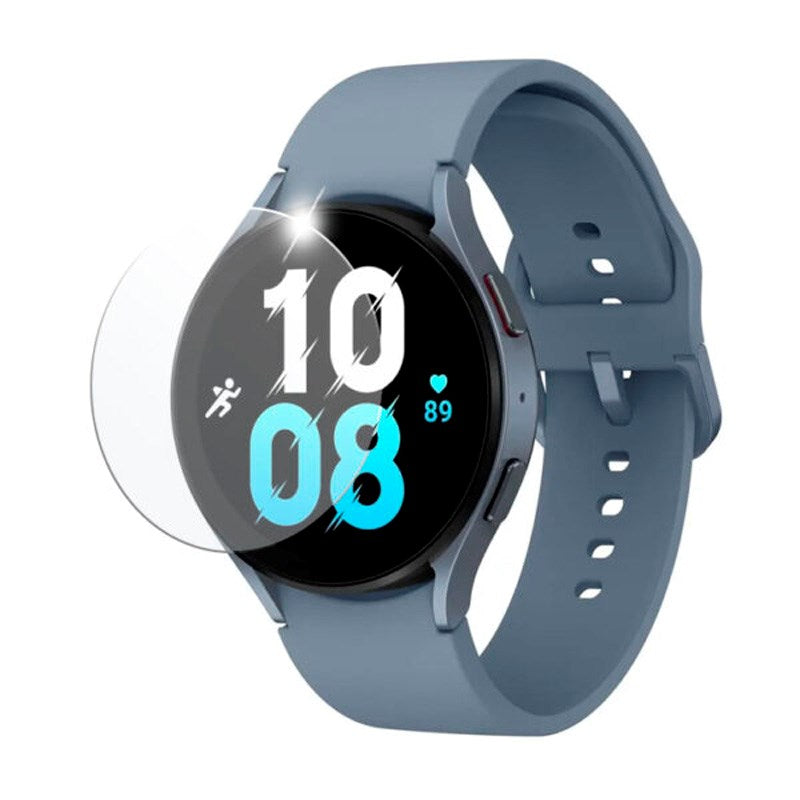 Samsung Galaxy Watch 4 / 5 (44mm) Fixed Herdet Beskyttelsesglass - 2 stk - Gjennomsiktig