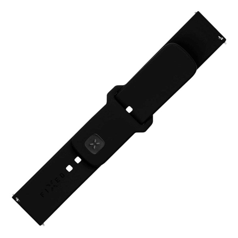 Fixed Universal Smartwatch Sporty Silikon Rem (20mm) - Svart