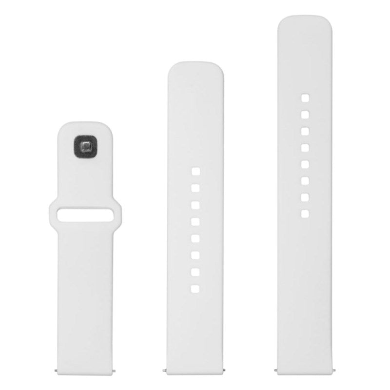 Fixed Universal Smartwatch Sporty Silikon Rem (20mm) - Hvit