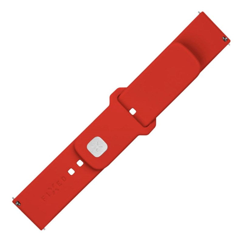 Fixed Universal Smartwatch Sporty Silikon Rem (22mm) - Rød