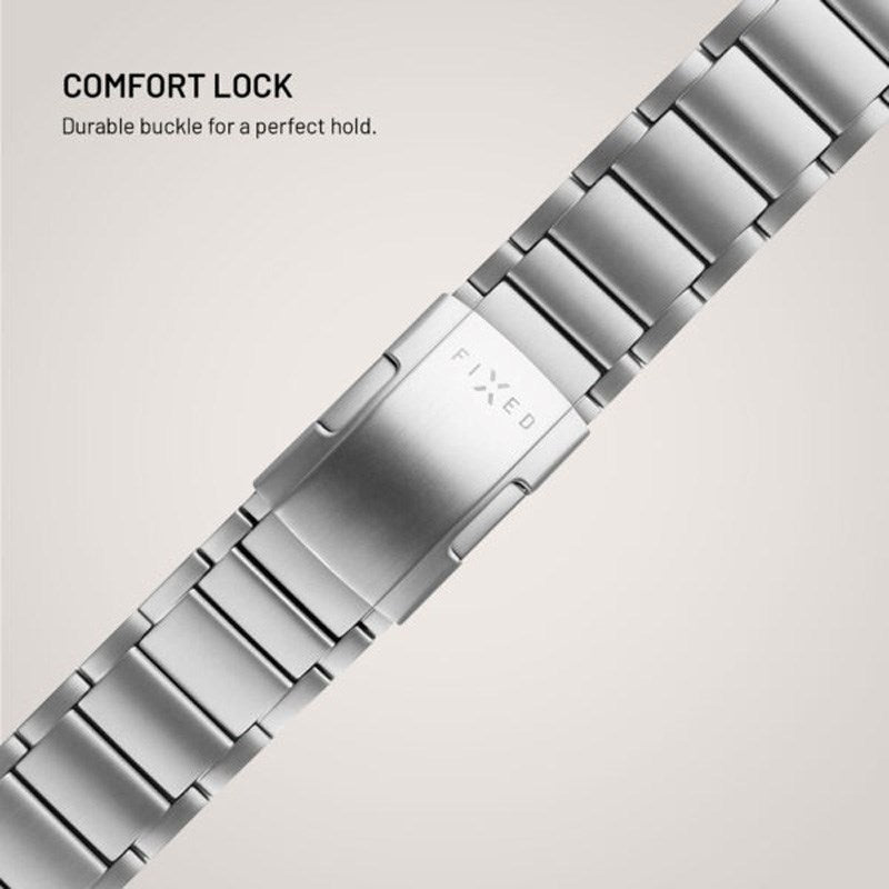 Fixed Apple Watch (42/44/SE/45/46/49) Titanium Rem- Grå