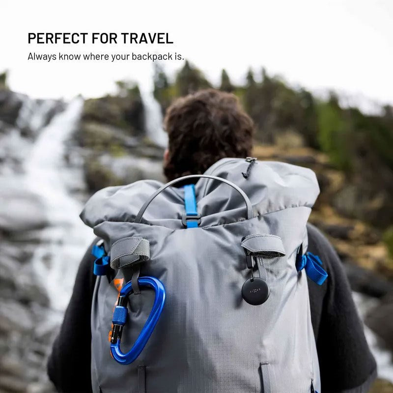 Fast Tag Dual - Bluetooth GPS-Tracker - Kompatibel med Apple Find My / Find Hub - Svart