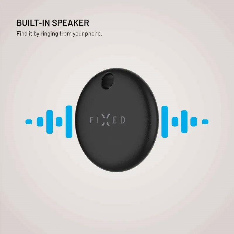 Fast Tag Dual - Bluetooth GPS-Tracker - Kompatibel med Apple Find My / Find Hub - Svart